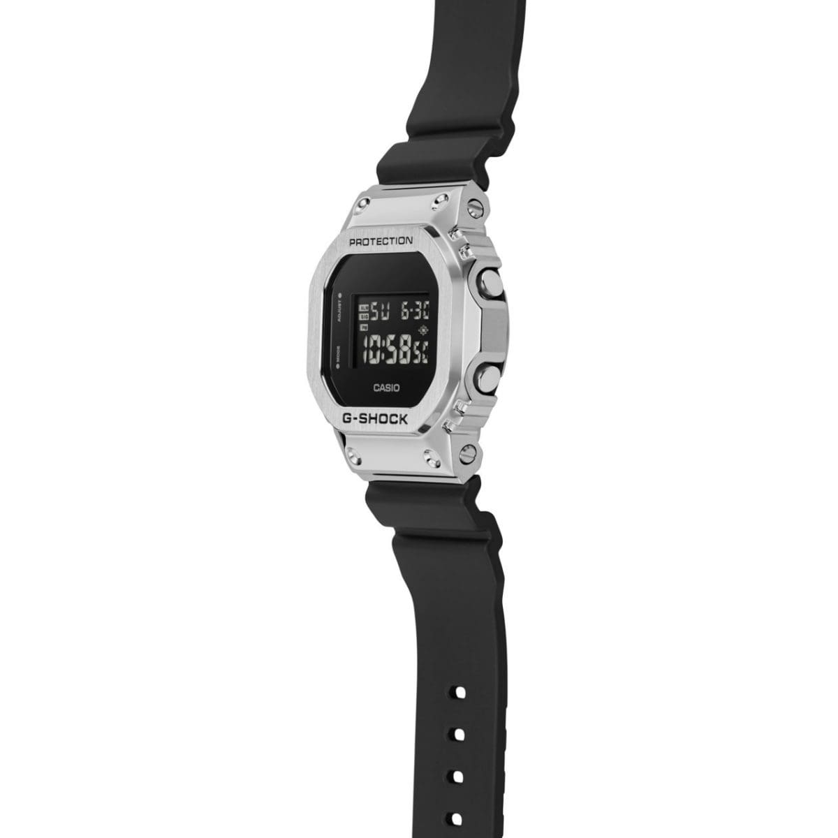 G-SHOCK 5600BB METAL BODY SILVER BLACK