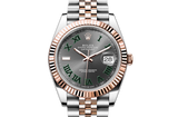 Rolex Datejust Dualtone Grey Dial Metal Watch .comInline Delivery Info
