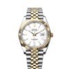 Rolex Datejust Dualtone Grey Dial Metal Watch .comInline Delivery Info