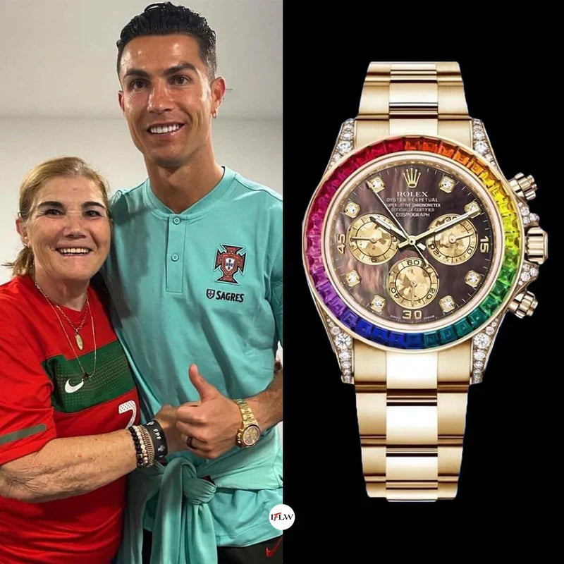 rolex rainbow daytona gold  comInline Delivery Info